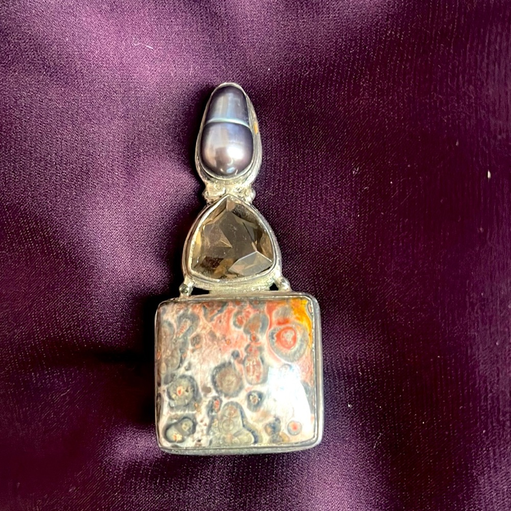 Stunning VTG Large-Silver Brooch